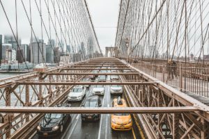 bridge with heavy traffic